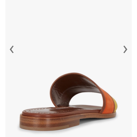 Manolo Blahnik Megacle Colorblock Flat Sandal Size 37 - Picture 7 of 10